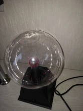 Lighting Decor Touch-Lamp Plasma-Ball Crystal Led-Night-Light Christmas Novelty Magic