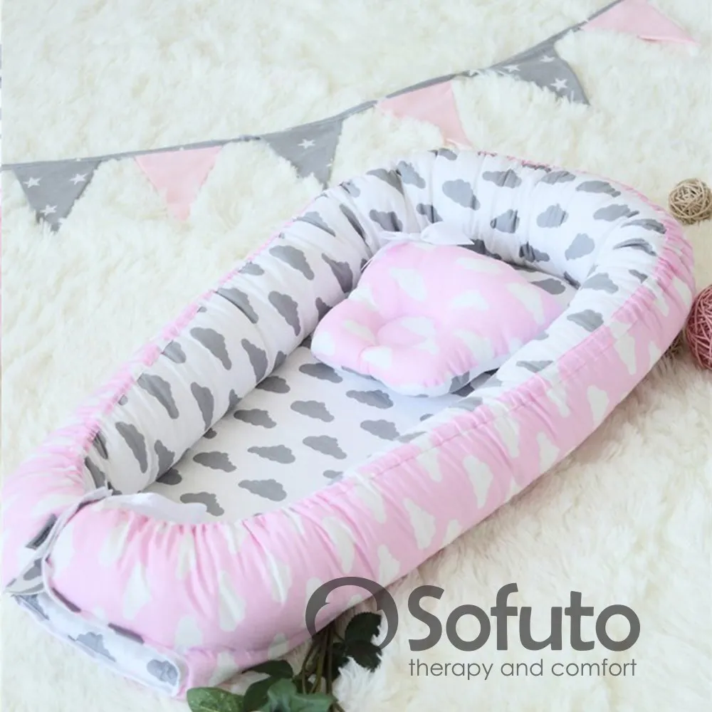 Baby Nest for newborns Bed Crib Cot for babies Infant Bassinet Cradle Cocoon for pregnant women Cotton envelope diapers