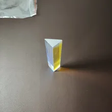 1pcs Optical Glass Right Angle Reflecting Triangular Prism For Teaching Light Light