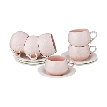 

Coffee set for 6 people, 12pr., 125 ml. "Pink"