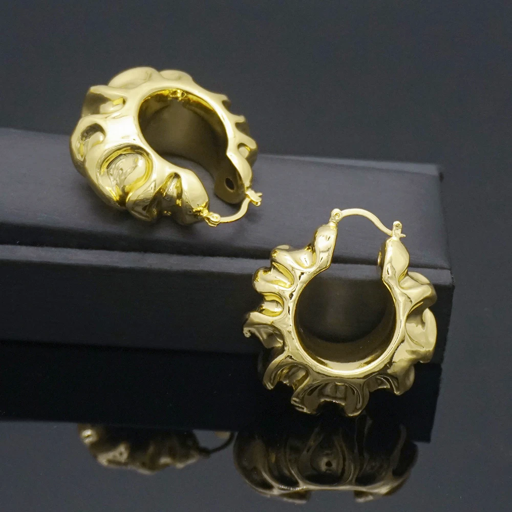

Geometric Metal Pendant Earring Gold Silver Color Statement Circle Punk Dangle Earring Women Personality Jewelry
