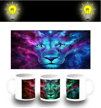 

CUP PHOTOLUMINESCENT LEON MAGICO NEBULA glitter mug