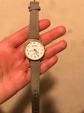 Reloj de pulsera con correa de cuero para mujer, nuevo accesorio informal a la moda, sencillo, caja de Reloj de cuarzo, 2020