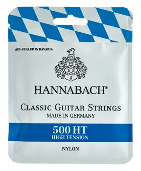 

500ht string kit for classical guitar, silver plated copper, strong tension, hannabach