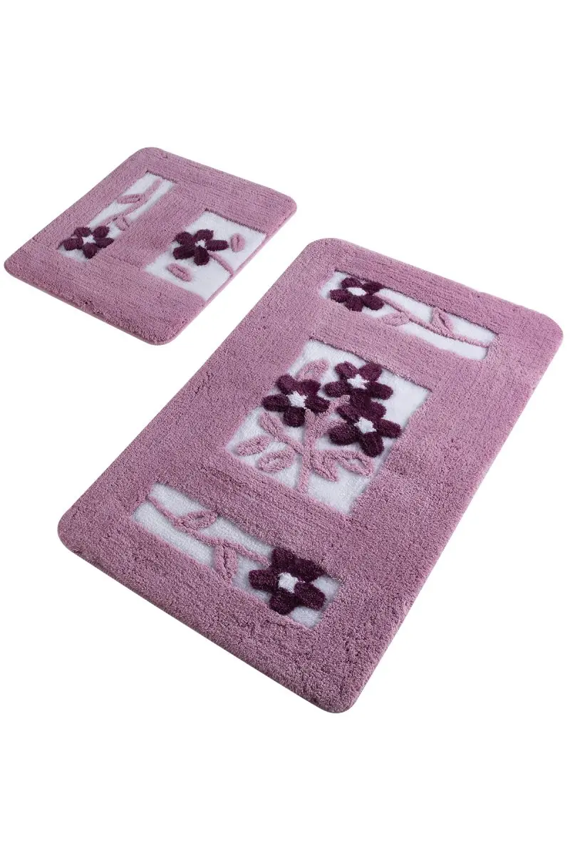 

Bath Mats Non Slip Anti Mould Mats Non Slip Anti Mould Linda Moran 2'Li Set 60X100 Cm- 50X60 Cm
