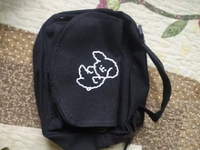 Bandolera de lona con estampado de dibujos animados para mujer, bolso de hombro tipo sobre