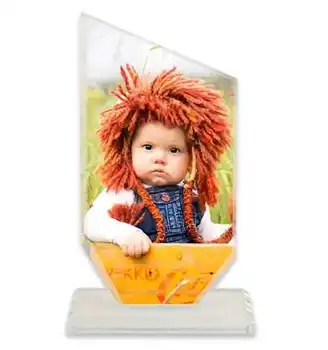 

Sublimation WHITE Crystal Plaque 1002