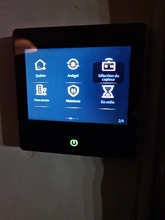 AVATTO-termostato inteligente con WiFi, controlador de temperatura de calefacción con pantalla táctil LED Celsius/fahrenheed, funciona con Alexa y Google Home
