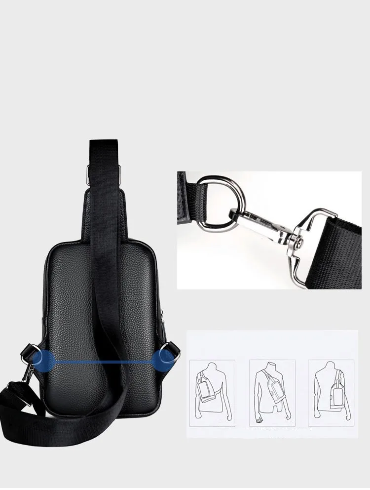 Рисунок 2 - Повседневная нагрудная Сумка кросс-боди для мужчин