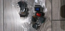 Rocker-Switch Illuminated Push-Button Led O-Power Mini with 12V Car DIY 3PIN 21--15mm