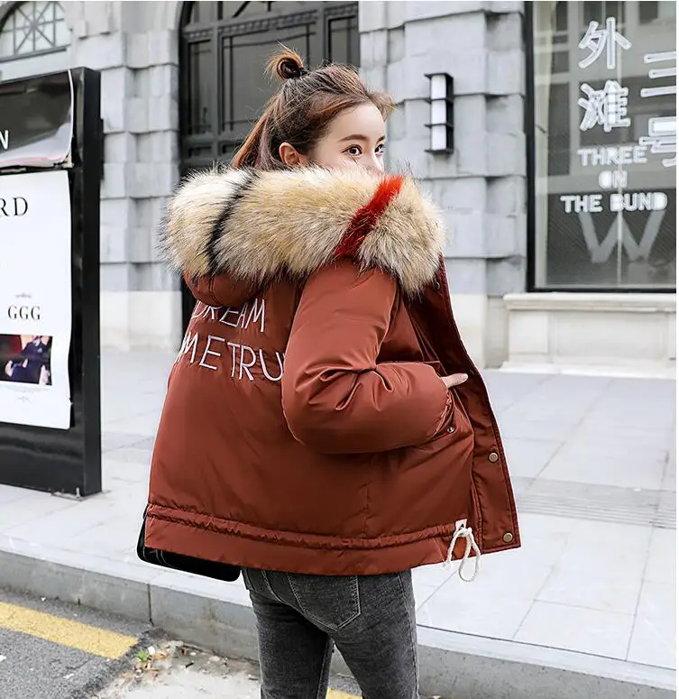 nouveau hiver femmes coton veste courte женский осенний костюм d'ext erieur hiver veste de mode filles remburrte тонкий головной убор