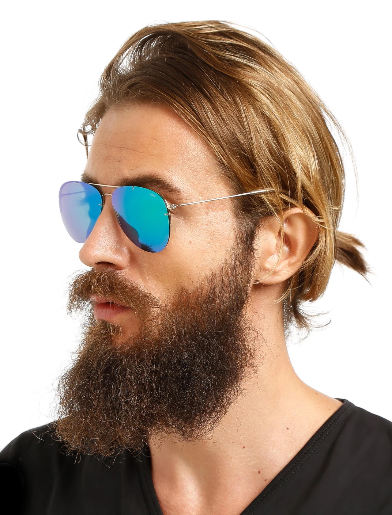 

Men's sunglasses e 9395 100 e0 metal gold organic drop pilot 59-13-135 exess