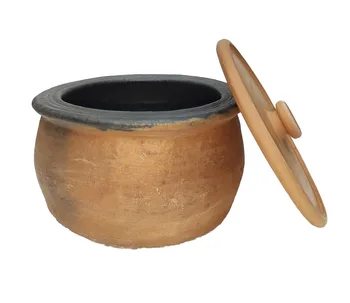 

Arslantaş Handmade Soil Medium Size 4-6 Personality (26cm) Hot Pot + Cap Gift