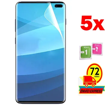 

5x Protector It is Screen Sheet Film for for Samsung GALAXY S10 PLUS (NOT It is TEMPERED GLASS GLASS)