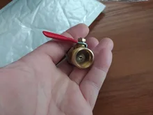 Válvula de bola pequeña de latón, acoplador para ajuste de tubería, adaptador de 1/8 , 1/4, 3/8 y 1/2, hembra/rosca macho