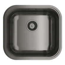 Мойка для кухни Omoikiri Omi 44-GM нерж.сталь(вороненая сталь)(Устойчива к царапинам, ударопрочная, встраиваемая