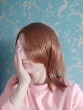 DIFEI peluca sintética bob corto pelo lacio con trimable flequillo Rosa rojo azul peluca cosplay púrpura para pelucas de pelo corto para mujeres