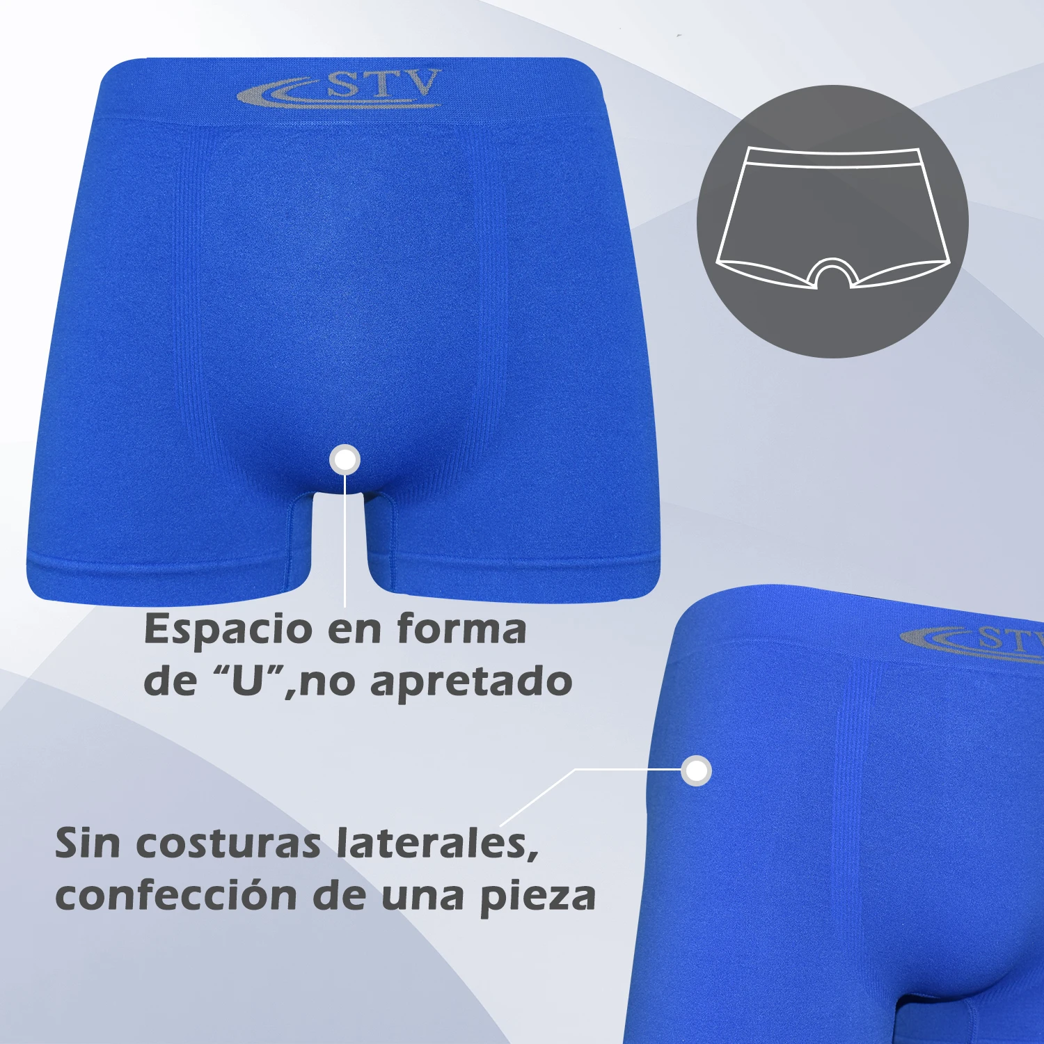 DOUBLE M, 4 pieces, random COLOR, Boxer shorts or seamless Slip, felxible boxers, breathable, soft and comfortable ideal for sport, Runing, exercise, cycling, M,L XL,XXL,3XL