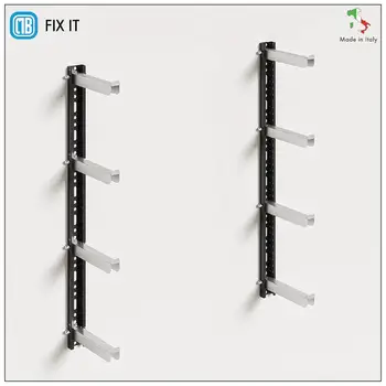 

Pair of Adjustable Height and width brackets for wall mounting. ideal for supporting shelves, garden equipment, for the DIY