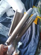 Utensilios de peluquería profesional, rizador de cerámica de triple barril de pelo eléctrico, ondulador de pelo, herramientas de estilismo