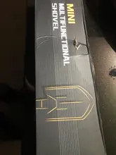 Multifuncional Mini jardín plegable portátil de acero inoxidable pala jardín vegetales para plantar cavando pala hacha al aire