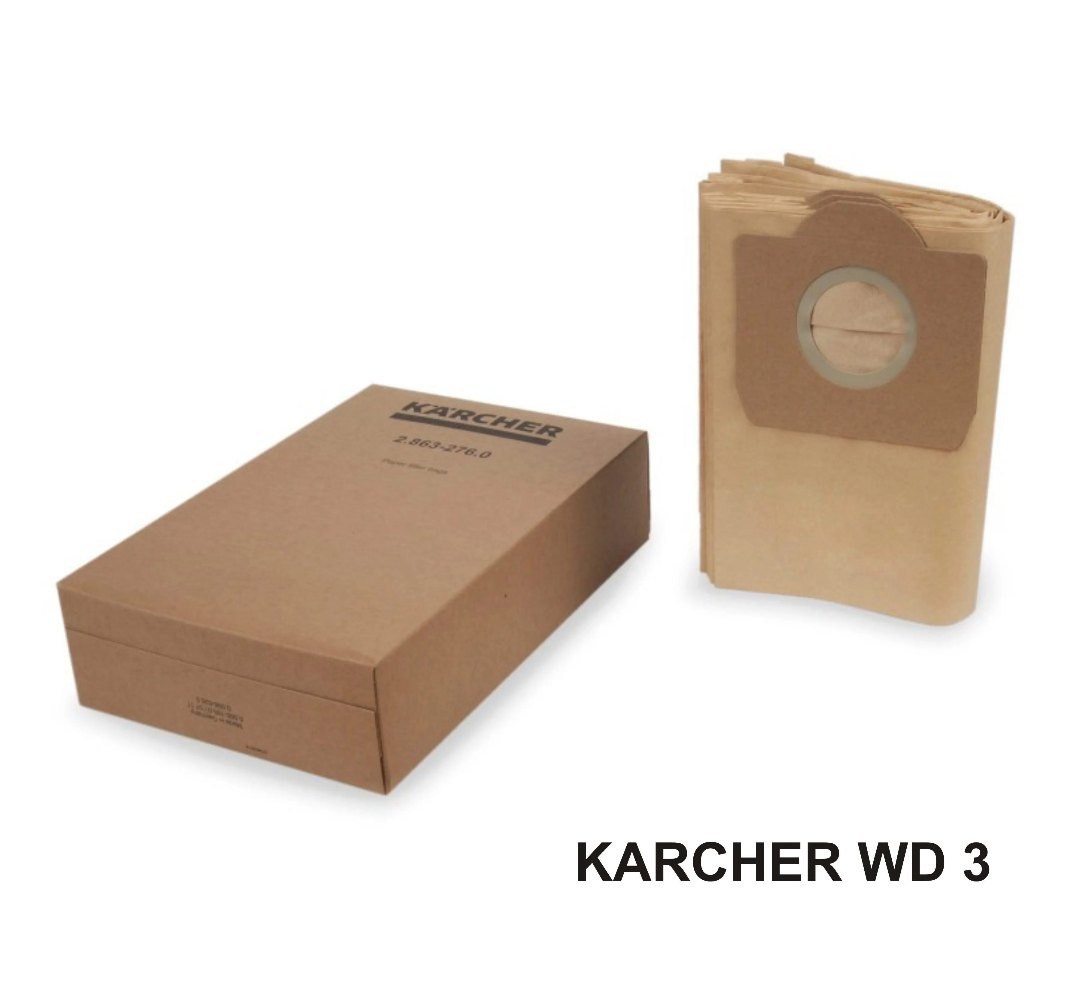 Accessoire Pour Aspirateur - Limics24 - Bros Pack 10 Sacs Kärcher Wd3  Premium 6.959-130.0 Wd3P Mv3 Wd 3.200