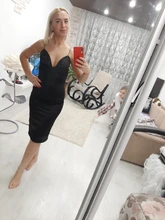 CNYISHE Elegant Satin Dresses for Women Solid Red Black Midi Dress 2020 Fashion Winter