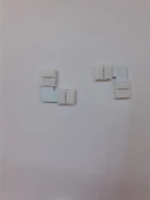 Tira de luces led rgb, GRN-FLASHING en forma de L, 10mm, 4 pines, conector RGB LED, para codo de conexión, ángulo recto, 10mm, 5050, 2835/3528