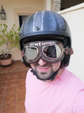 Glasses Vintage Goggles Helmet Bike Pilot Steampunk Moto Harley Roaopp for ATV Copper