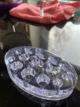 Soporte acrílico para taza para tinta de tatuaje, 4 tipos, maquillaje permanente, Microblading, pigmento, almacenamiento de tatuajes