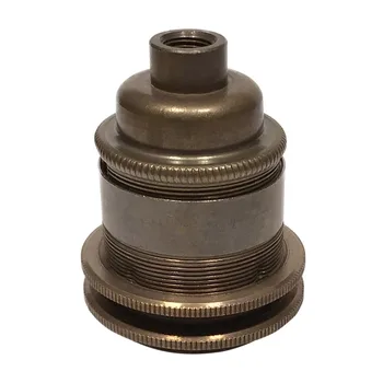 

Lamp holder E27 double washer Old Gold English type