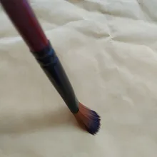 Pincel de pelo de Nylon para óleo redondo Filbert Ángel plano acrílico aprendizaje Diy acuarela pluma para artistas pintores principiantes, 6 unids/set