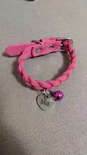 Dog-Collar Engraved Name-Tag Braided Dog Puppy Dogs Small Personalized Free-Bell 