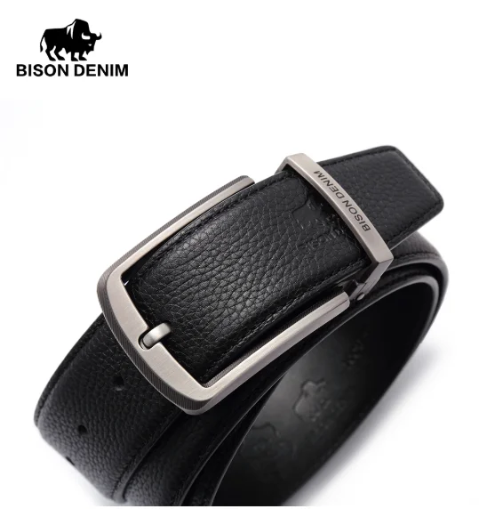 Мужской ремень из натуральной кожи Bison Denim N71315