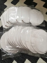Almohadillas desechables de algodón para el sudor almohadillas axila bajo el brazo para el sudor, para vestido, protección contra el sudor, 100 Uds. (50 pares)