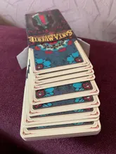 Juego de cartas de Tarot de Santa Muerte, versión en inglés, juego de mesa de fiesta familiar, Tarot