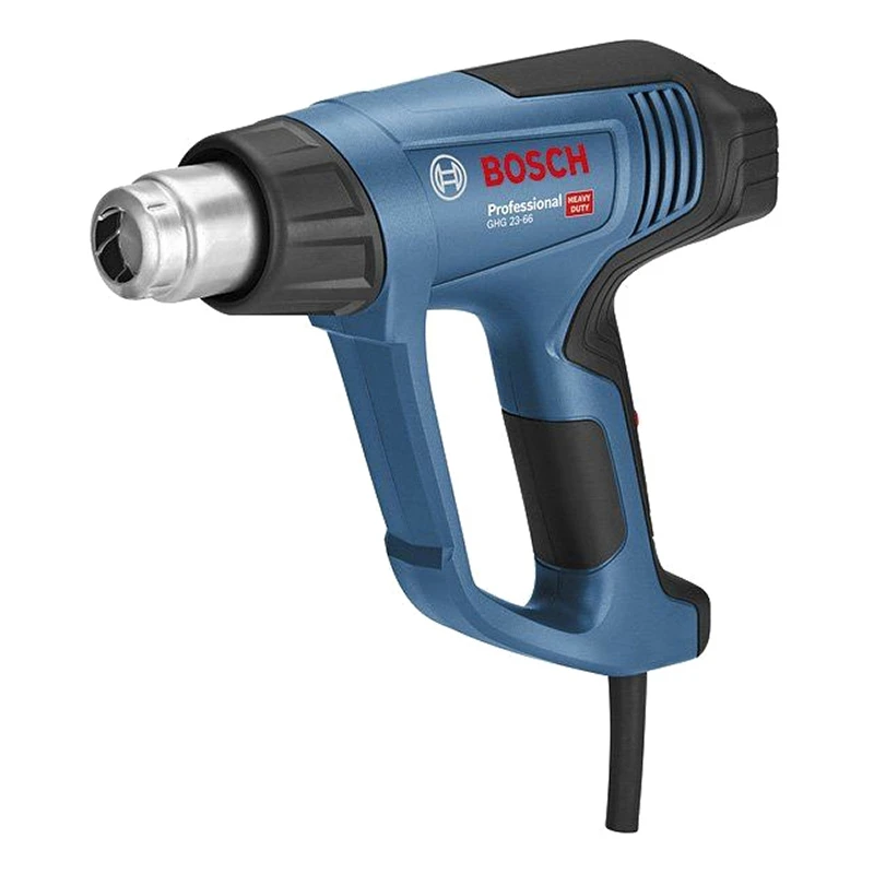 Фен технический BOSCH GHG 23-66 (2300 Вт; температура 50-650 °C; 10 скоростей; плавная регулировка температуры; возможно
