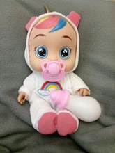 Muñecas eléctricas de 10 pulgadas para niños, juguete de bebé recién nacido de silicona, unicornio, sorpresa para beber