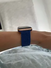 Correa de nailon trenzado para Apple watch, correa elástica de 44mm, 40mm, 38mm y 42mm, serie iWatch 3, 4, 5, se, 6