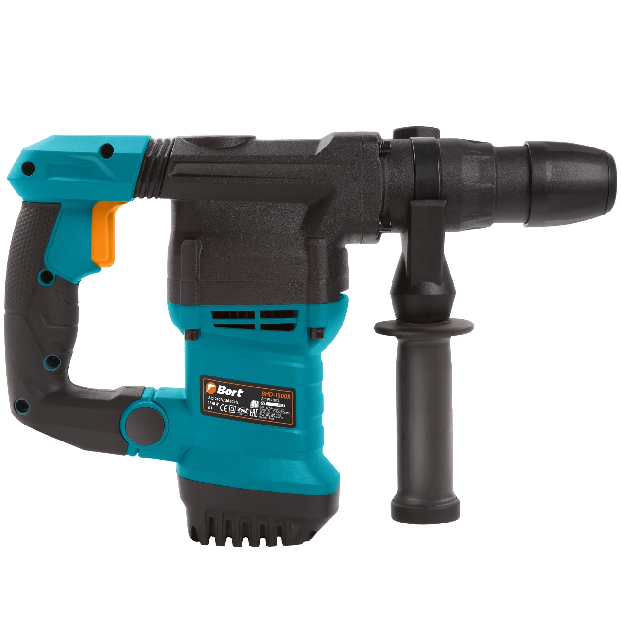 Перфоратор электрический Bort BHD 1500X (Мощность 1500 Вт энергия удара 6 Дж