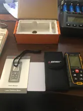 SNDWAY telémetro láser metro de distancia 120m 100m 40m electrónico ruleta buscador de rango trena de láser digital cinta de medir