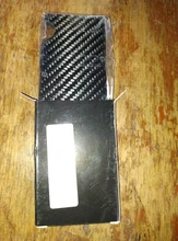 Tarjetero de fibra de carbono RFID para hombre, Billetera de Metal sin escanear, tarjetero Masculino