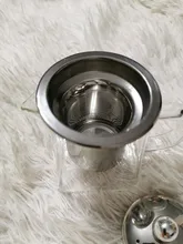 Glass Teapot Tea-Kettle INFUSER-FILTER Puer Flower Oolong Kung-Fu Heat-Resistant Stainless-Steel