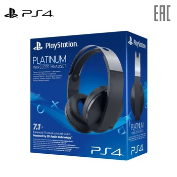

Ps4, Wireless stereo headset PlayStation, Platinum Edition Sony surround sound noise-canceling