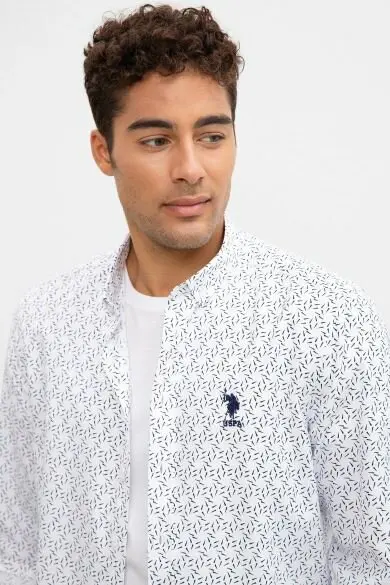 U.S. POLO ASSN. Мужской тканый гомлек