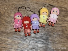 Mini muñecas interactivas de juguete para niños y niñas, muñeco Reborn de juguete, colgante pequeño con llave, 5 uds.