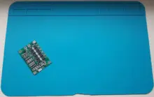 Almohadilla de reparación aislante resistente al calor, estación de soldadura de silicona, almohadilla de trabajo, plataforma de escritorio para Estación de soldadura BGA