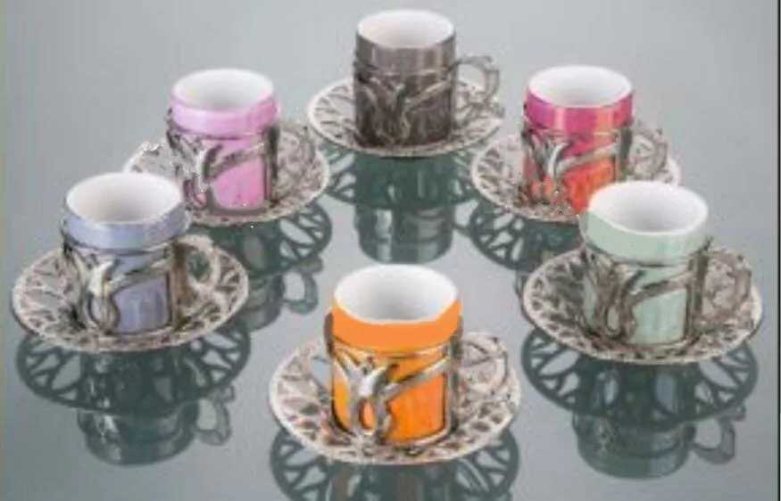 

WONDERFULLL AMAZİNGTurkey authentic kitchen decor gorgeous tulip patterned gold or silver colored inside white