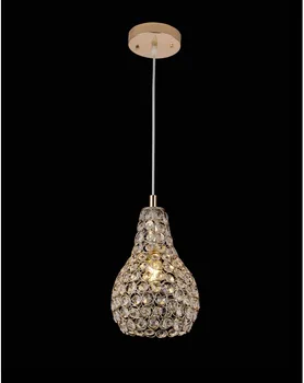 

Ceiling lamp. Pendant. LIGHT BULBS E27 60W. METAL AND CRYSTAL. GOLD COLOR. Ref. 8018-1GD
