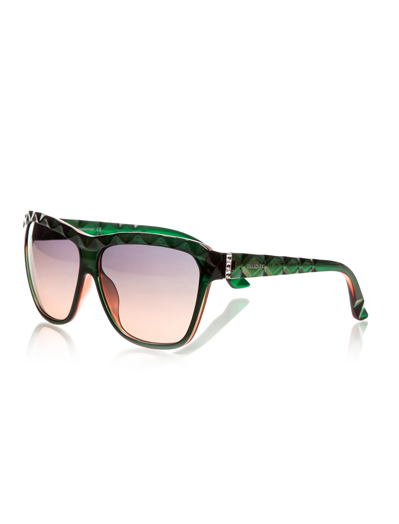 

Women's sunglasses swr 0079 98p bone green organic 62-swarovski